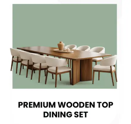 Premium Wooden Dining Set